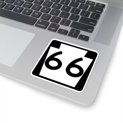 PA-66 (Pennsylvania) (Road Sign) STICKER Vinyl Kiss-Cut Decal