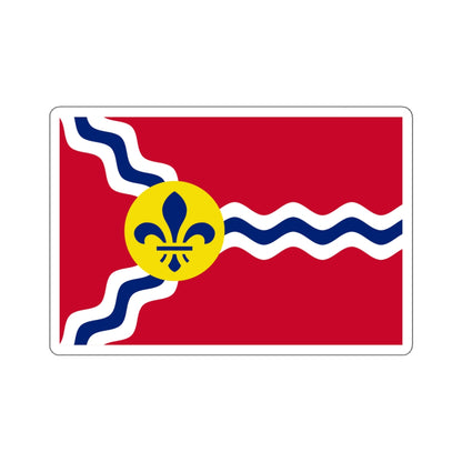 Flag of St. Louis, Missouri - STICKER Vinyl Kiss-Cut Decal