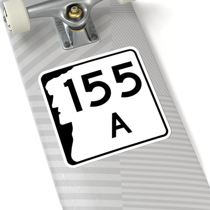 NH Route 155A (New Hampshire) (Road Sign) STICKER Vinyl Kiss-Cut Decal