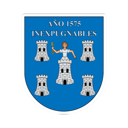 Escudo de Allo (Spain) (Coat of Arms) STICKER Vinyl Kiss-Cut Decal
