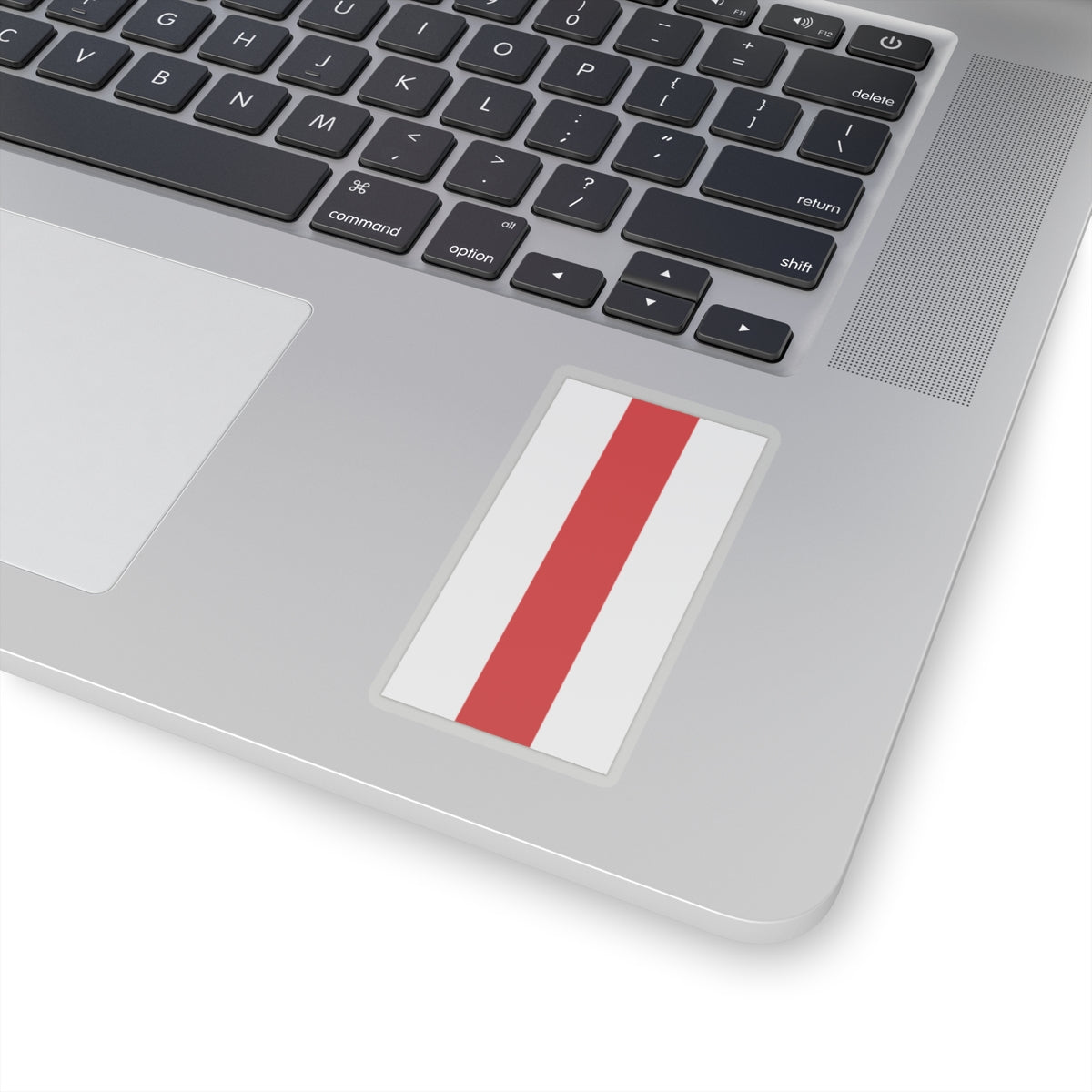 Flag of Belarus 1918 1991-1995 vertical (Belarus) STICKER Vinyl Kiss-Cut Decal