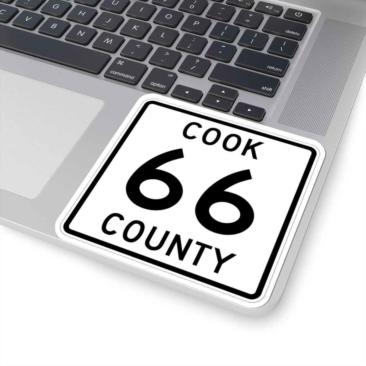 Cook County 66 MN (Minnesota) (Road Sign) STICKER Vinyl Kiss-Cut Decal