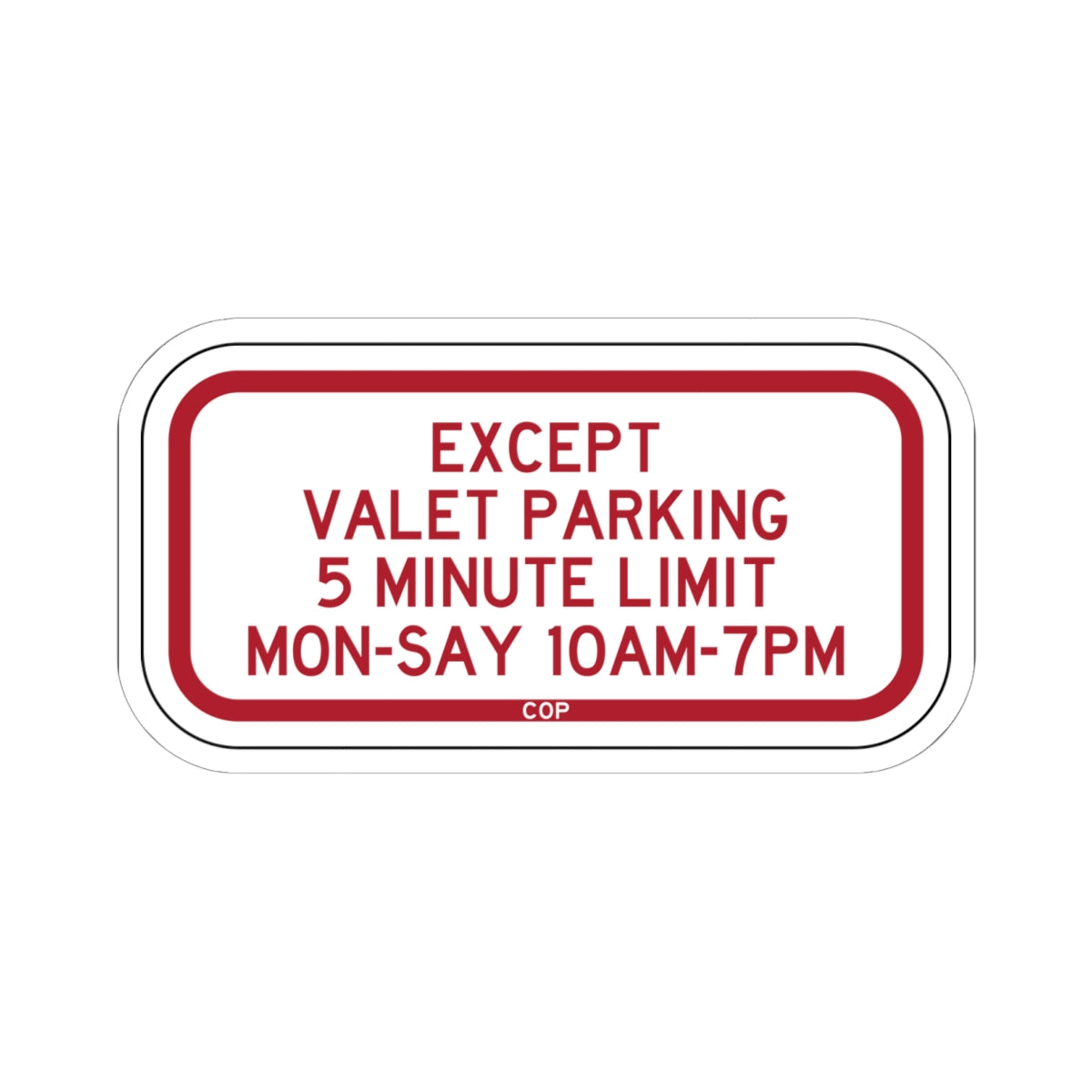 PBOT Road sign P1736 (Oregon) (Road Sign) STICKER Vinyl Kiss-Cut Decal