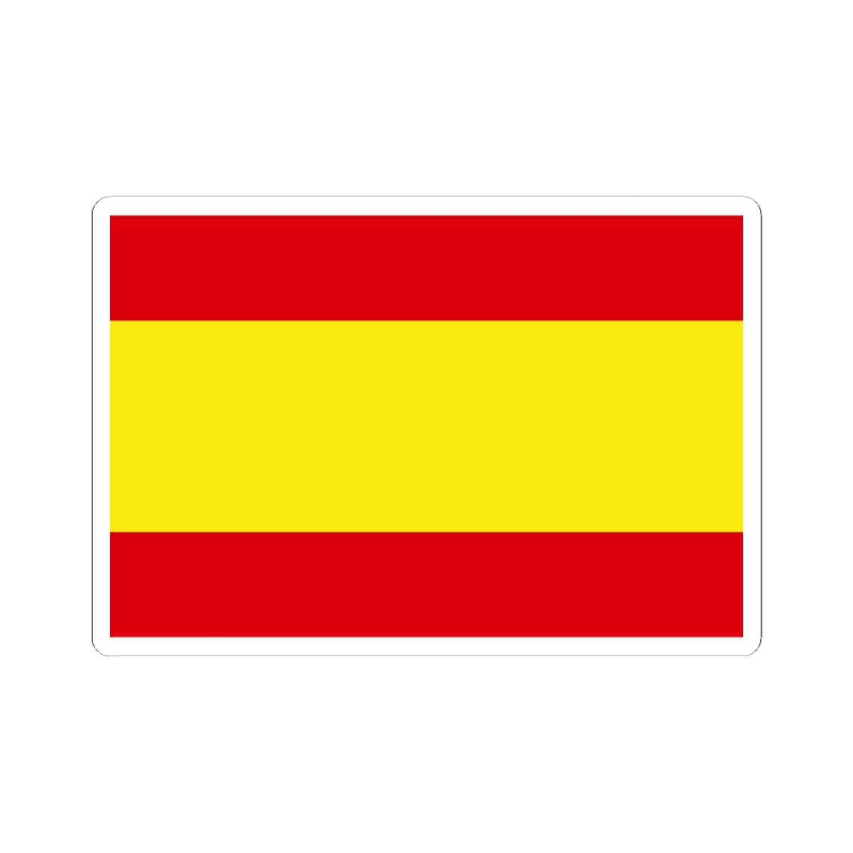 Color banner (Spain) STICKER Vinyl Kiss-Cut Decal