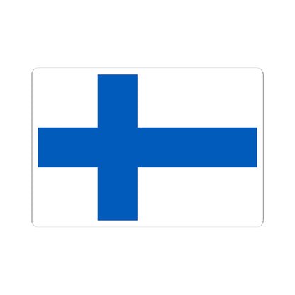 Flag of Finland 1918-1920 3-2 (Finland) STICKER Vinyl Kiss-Cut Decal