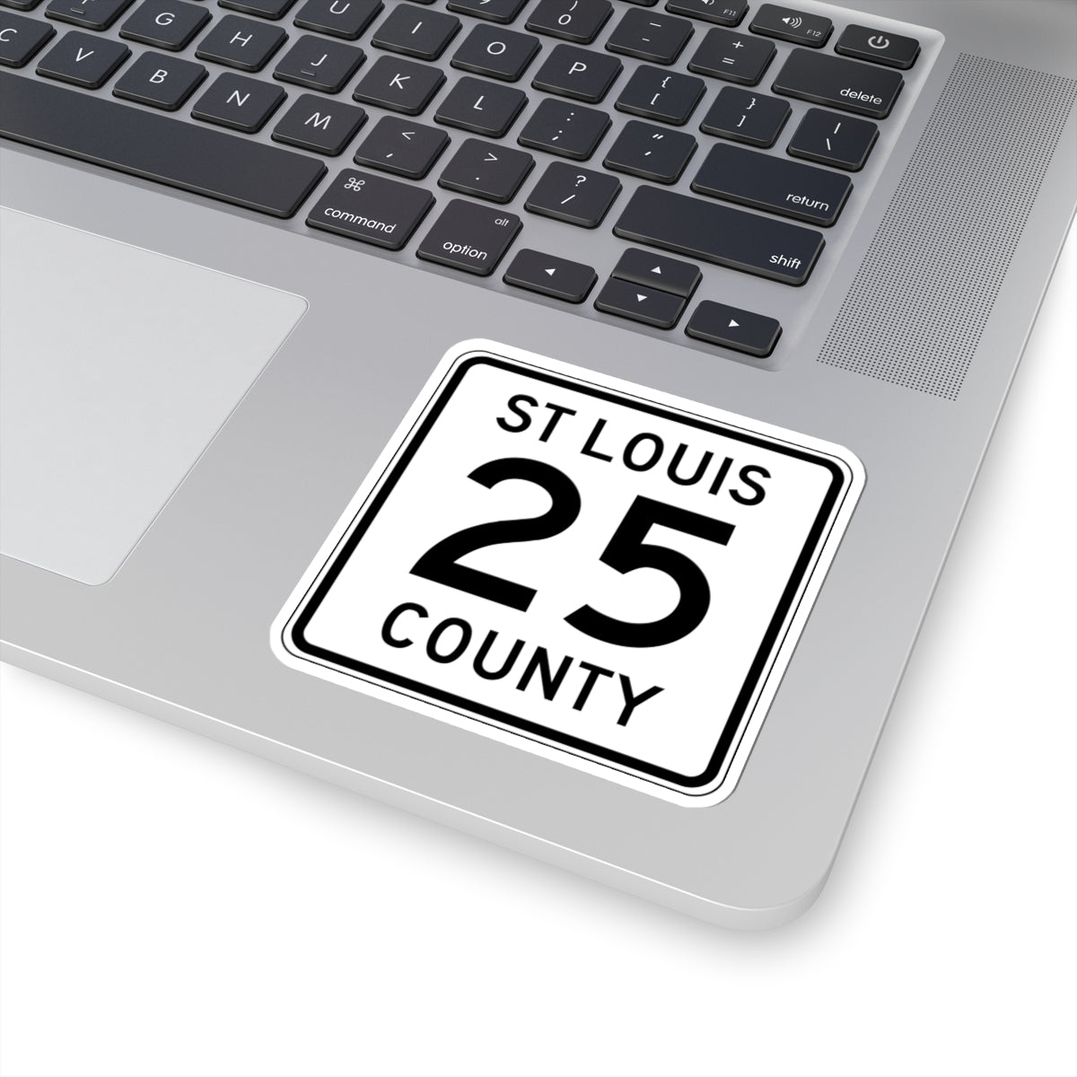 St Louis County Route 25 MN (Minnesota) (Road Sign) STICKER Vinyl Kiss-Cut Decal