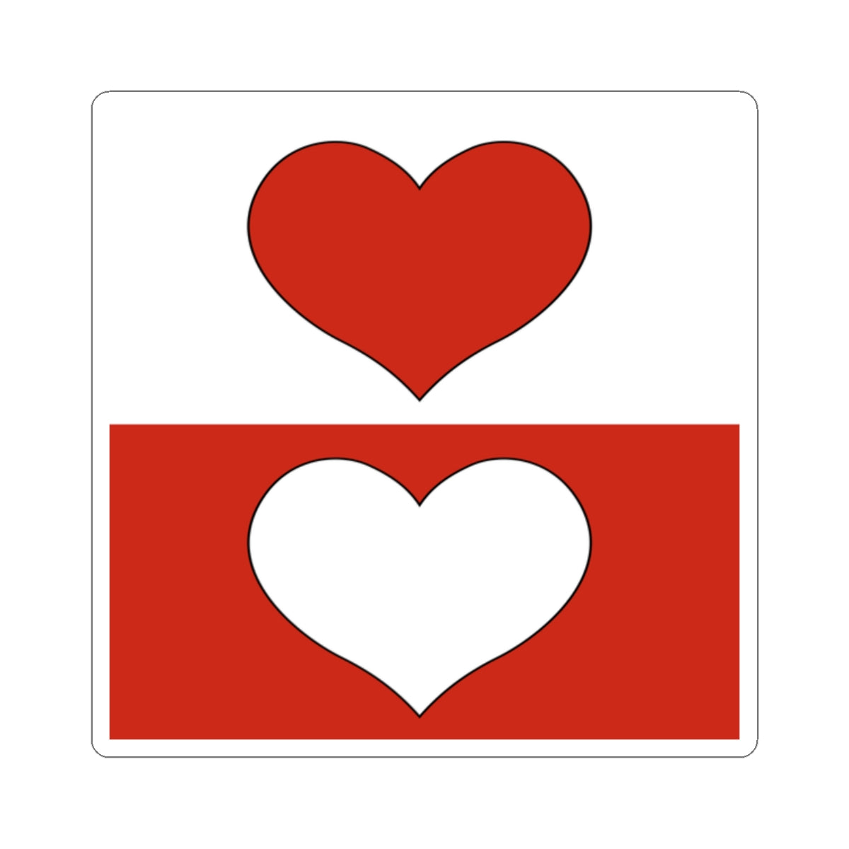 CHE Wermatswil Flag (Switzerland) STICKER Vinyl Kiss-Cut Decal