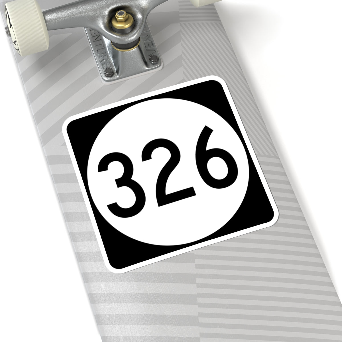 PR tertiary 326 (Puerto Rico) (Road Sign) STICKER Vinyl Kiss-Cut Decal