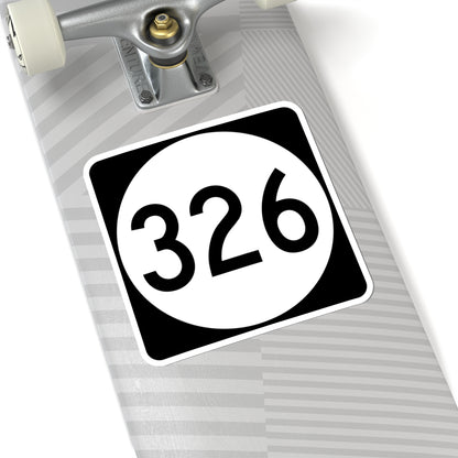 PR tertiary 326 (Puerto Rico) (Road Sign) STICKER Vinyl Kiss-Cut Decal