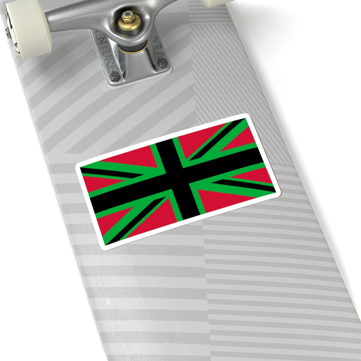 African Britain Flag (United Kingdom) STICKER Vinyl Kiss-Cut Decal