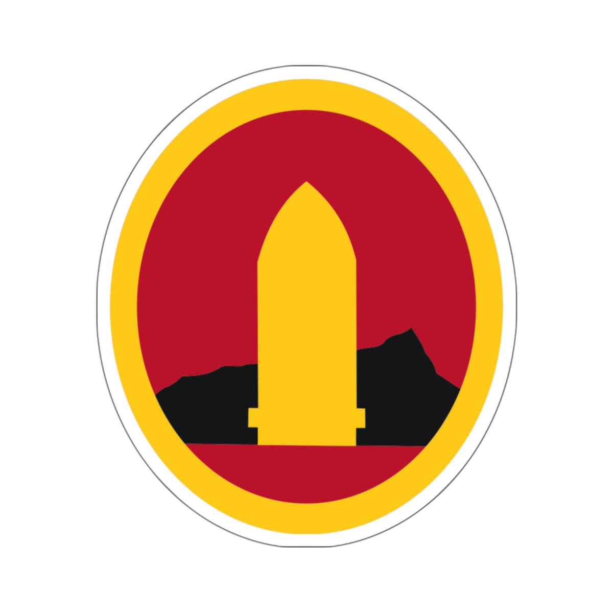 Hawaiian Seperate Coast Artillery Brigade (U.S. Army) STICKER Vinyl Kiss-Cut Decal