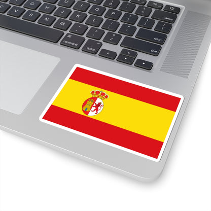 Flag of Spain 1785-1873 1875-1931 (Argentina) STICKER Vinyl Kiss-Cut Decal