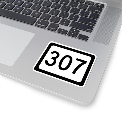 WV-307 (Virginia) (Road Sign) STICKER Vinyl Kiss-Cut Decal
