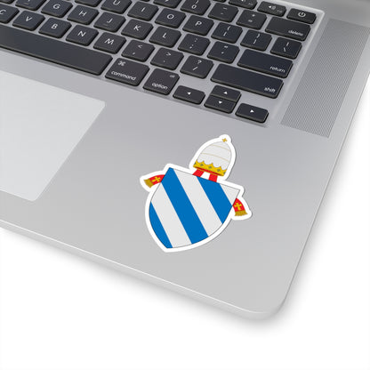 C o a Fieschi Popes (Italy) (Coat of Arms) STICKER Vinyl Kiss-Cut Decal
