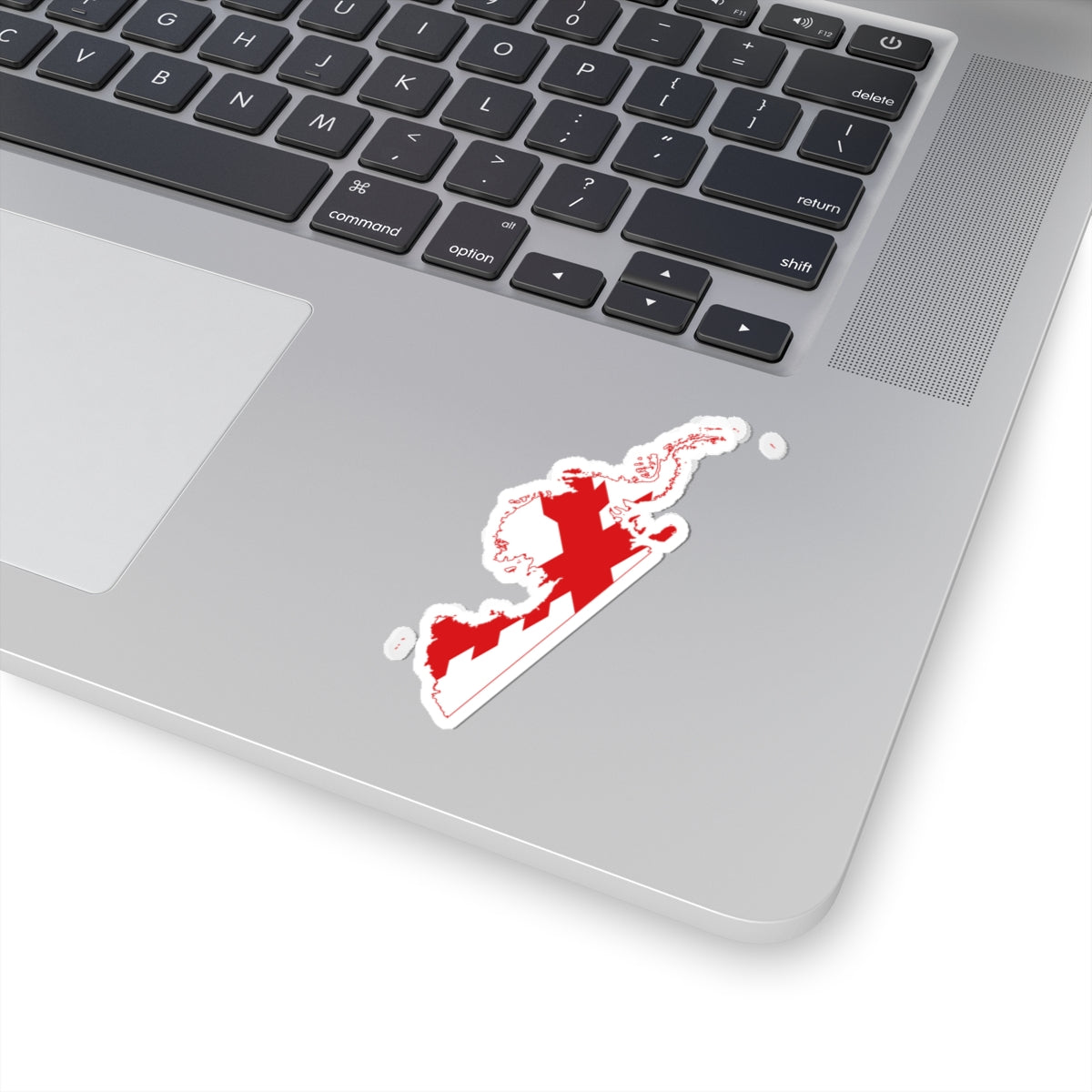 Flag map of Terra Australis Spain (Spain) STICKER Vinyl Kiss-Cut Decal
