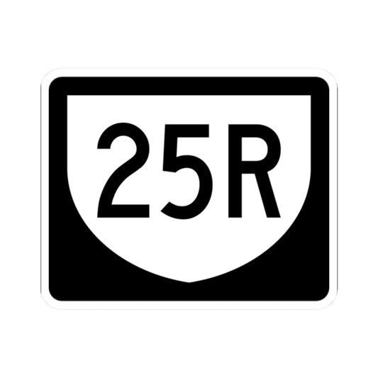 PR urban primary 25R (Puerto Rico) (Road Sign) STICKER Vinyl Kiss-Cut Decal