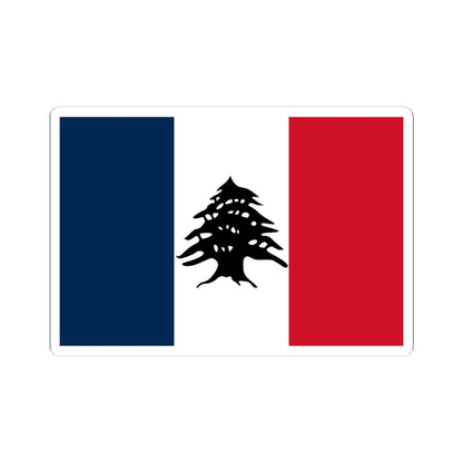 Flag of Lebanon during French Mandate 1920-1943 2 (Lebanon) STICKER Vinyl Kiss-Cut Decal