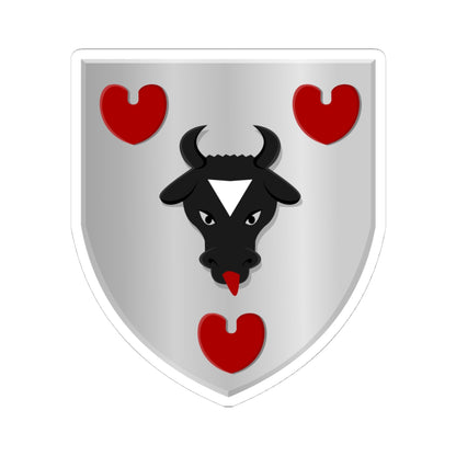 Allingawier wapen (Netherlands) (Coat of Arms) STICKER Vinyl Kiss-Cut Decal