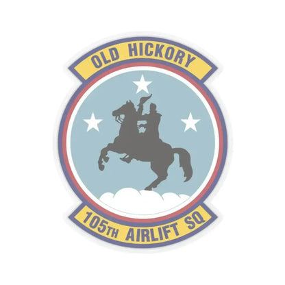 105th Airlift Squadron 2 (U.S. Air Force) STICKER Vinyl Kiss-Cut Decal 2 Inch Transparent - The Sticker Space