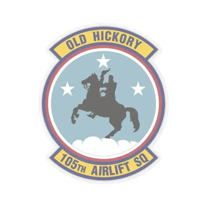 105th Airlift Squadron 2 (U.S. Air Force) STICKER Vinyl Kiss-Cut Decal 6 Inch Transparent - The Sticker Space