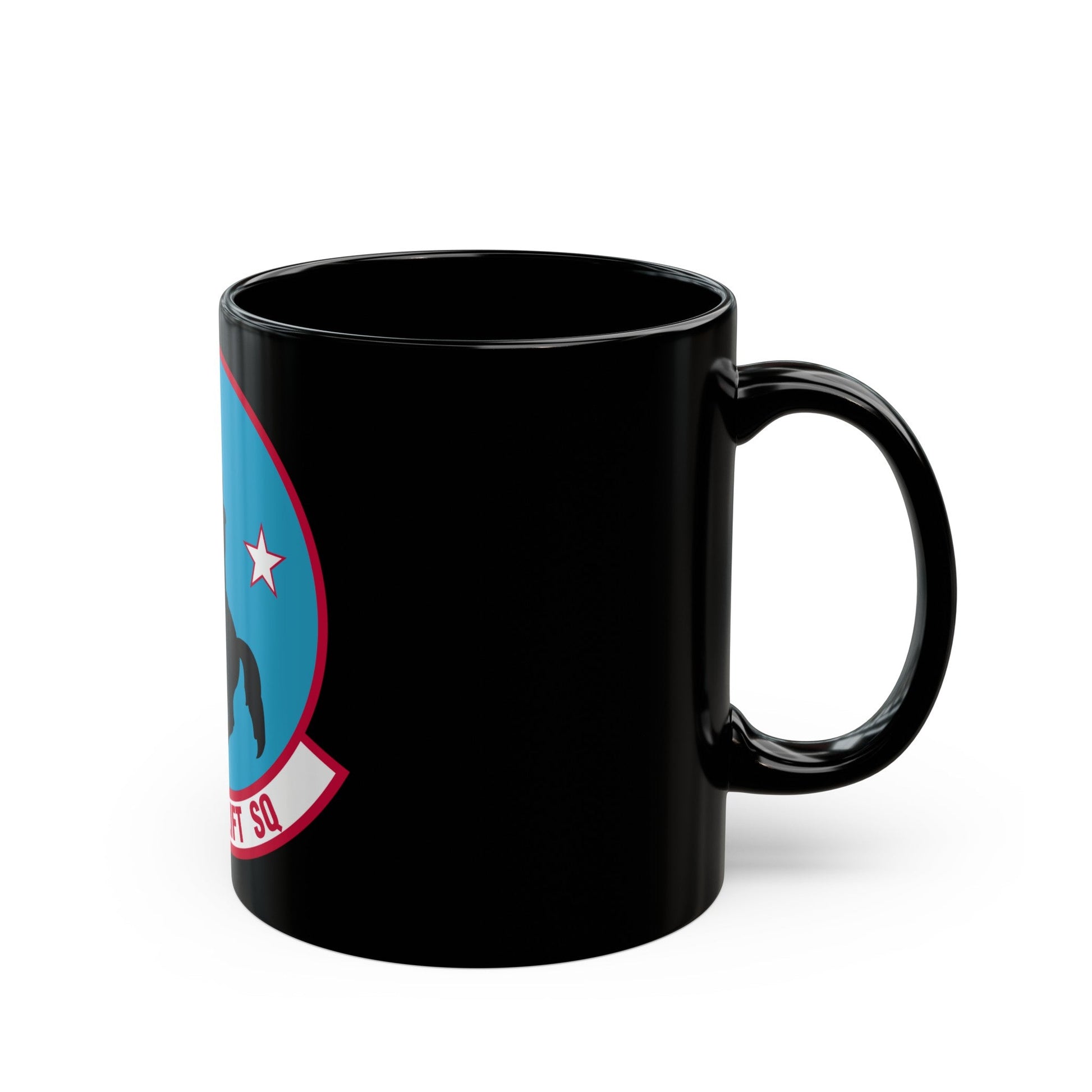 105th Airlift Squadron (U.S. Air Force) Black Coffee Mug-The Sticker Space