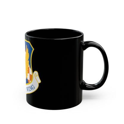 105th Airlift Wing (U.S. Air Force) Black Coffee Mug-The Sticker Space