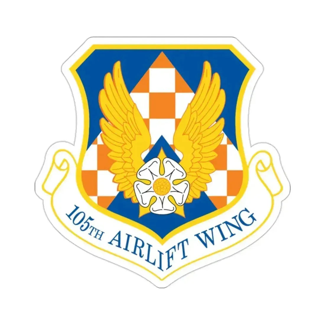 105th Airlift Wing (U.S. Air Force) STICKER Vinyl Die-Cut Decal 2 Inch - The Sticker Space