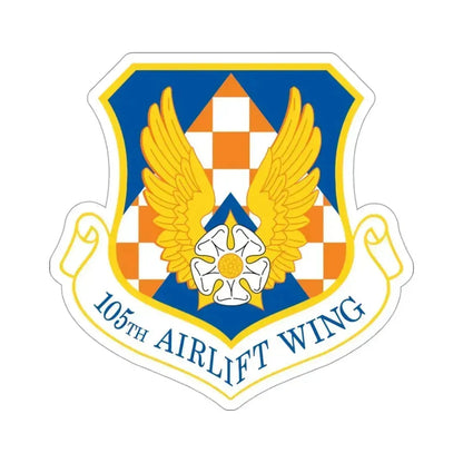 105th Airlift Wing (U.S. Air Force) STICKER Vinyl Die-Cut Decal 3 Inch - The Sticker Space