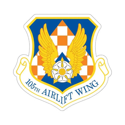 105th Airlift Wing (U.S. Air Force) STICKER Vinyl Die-Cut Decal 6 Inch - The Sticker Space