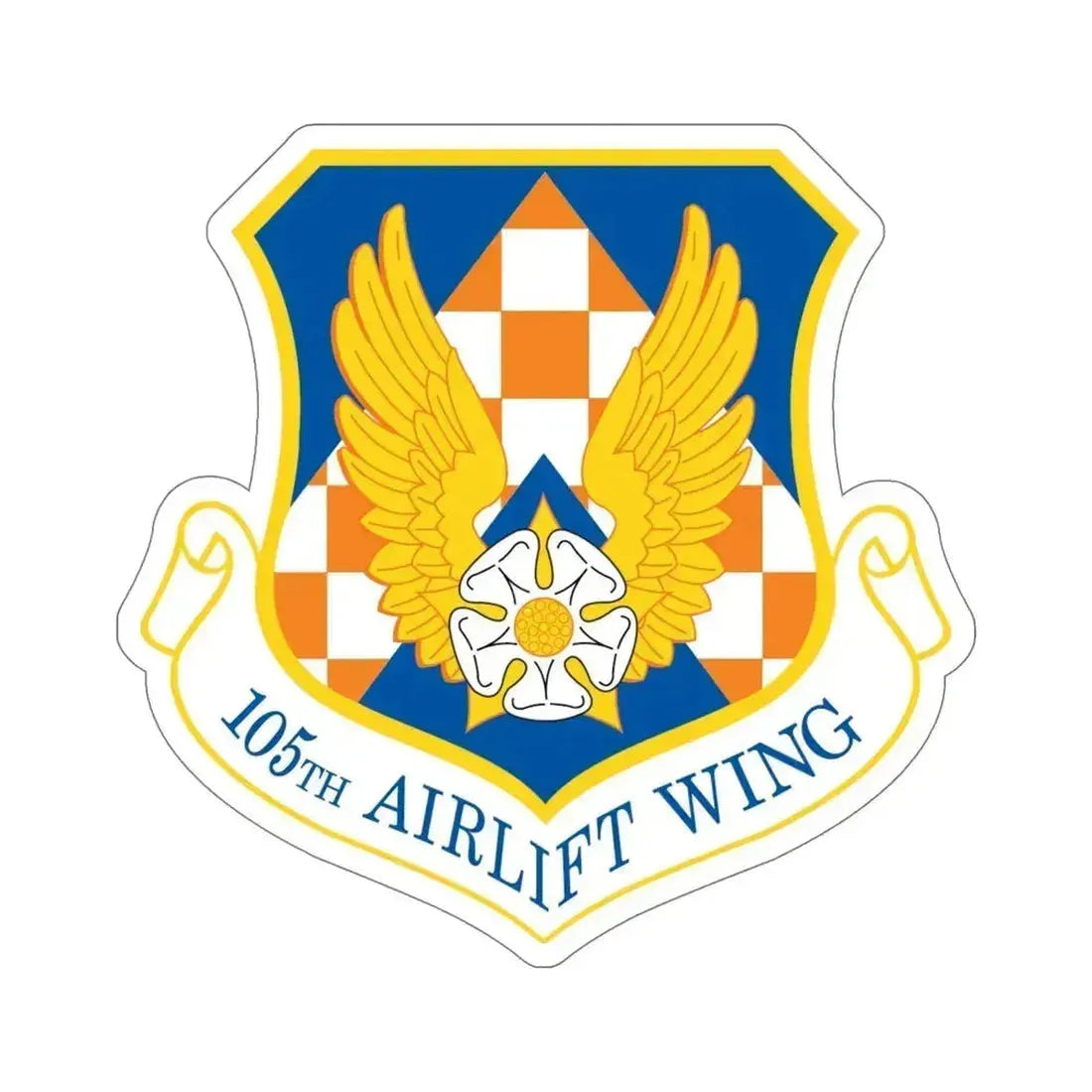 105th Airlift Wing (U.S. Air Force) STICKER Vinyl Die-Cut Decal 6 Inch - The Sticker Space