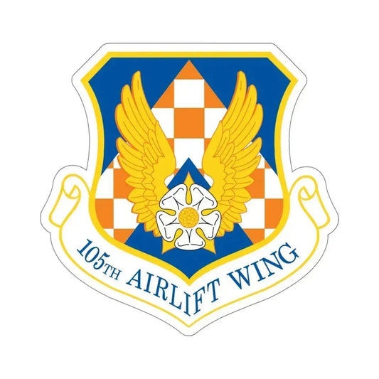 105th Airlift Wing (U.S. Air Force) STICKER Vinyl Die-Cut Decal 6 Inch - The Sticker Space