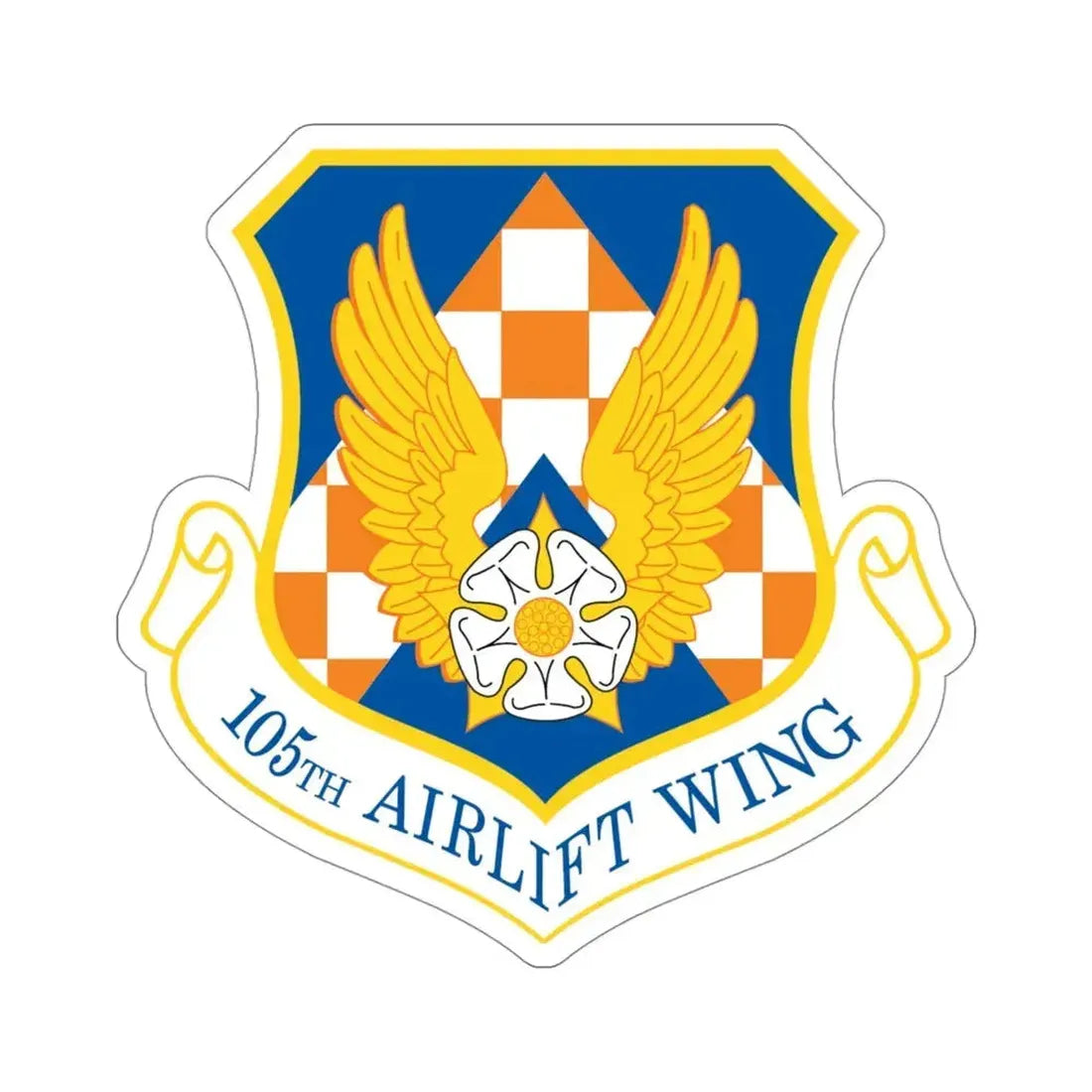 105th Airlift Wing (U.S. Air Force) STICKER Vinyl Die-Cut Decal - The Sticker Space