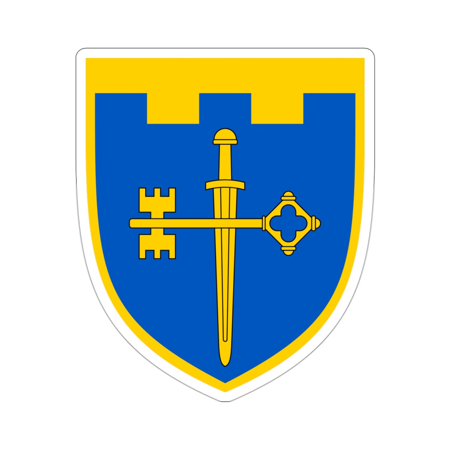 105th Detached Territorial Defense Brigade (Ukraine) STICKER Vinyl Die-Cut Decal-3 Inch-The Sticker Space