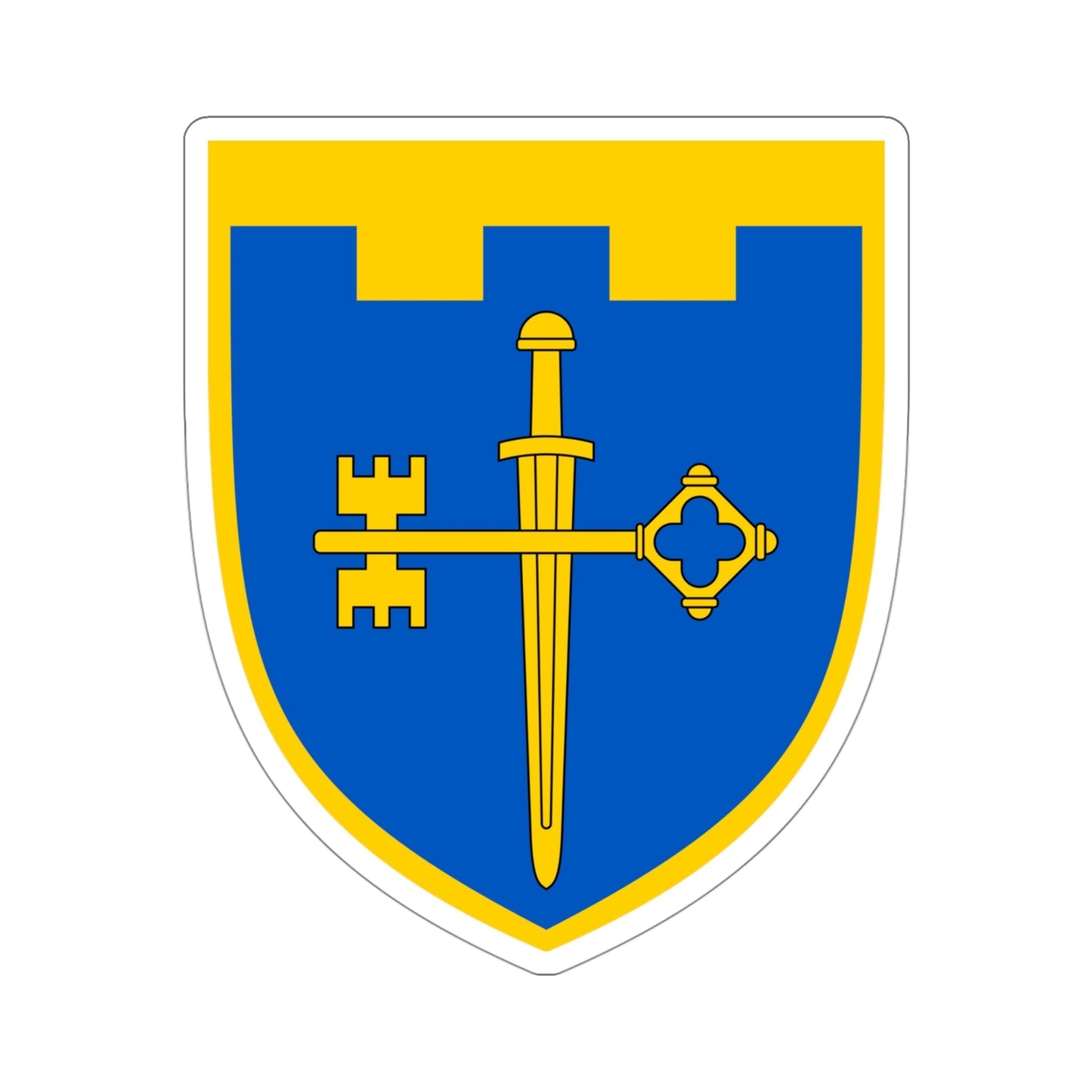 105th Detached Territorial Defense Brigade (Ukraine) STICKER Vinyl Die-Cut Decal-4 Inch-The Sticker Space