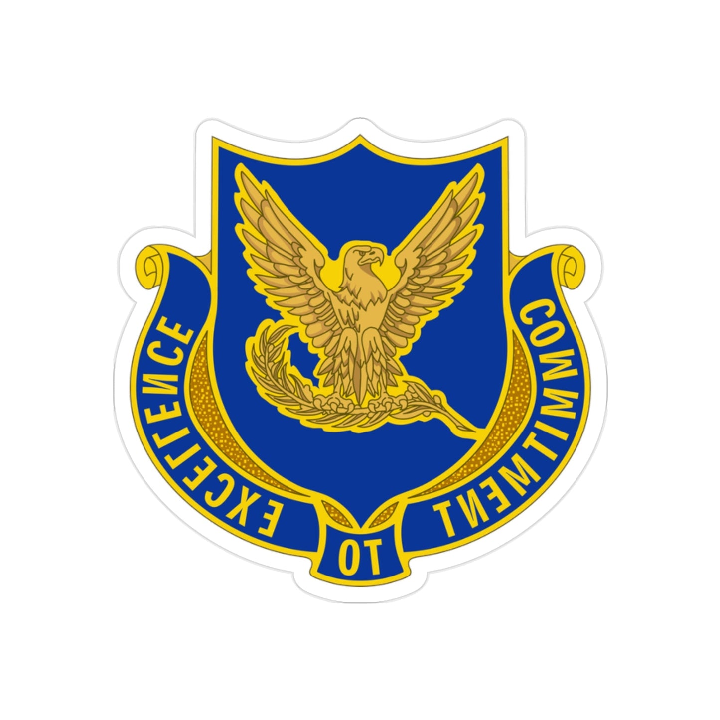 106 Aviation Regiment (U.S. Army) REVERSE PRINT Transparent STICKER-2" × 2"-The Sticker Space