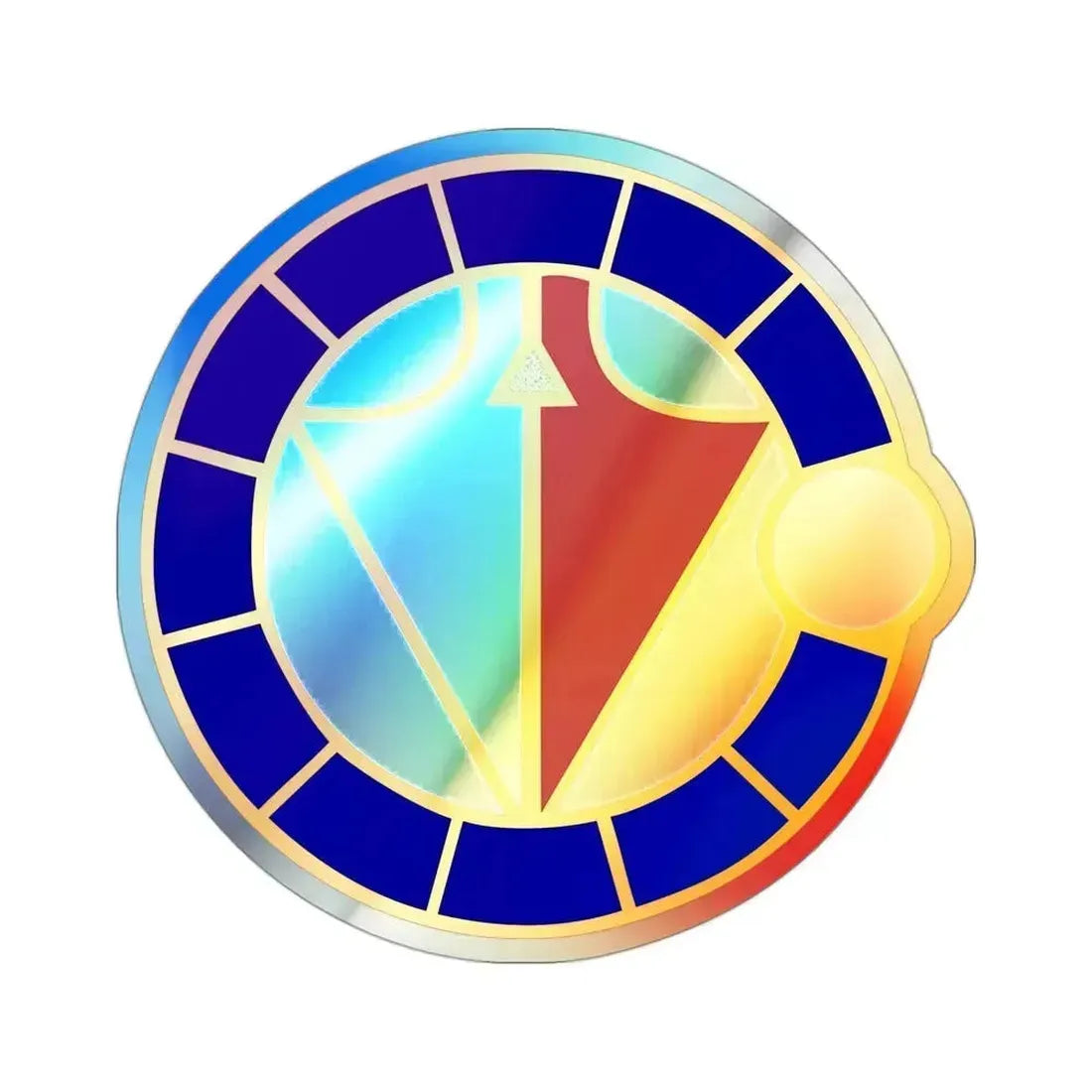 106 Engineer Battalion (U.S. Army) Holographic STICKER Die-Cut Vinyl Decal 3 Inch Holographic - The Sticker Space