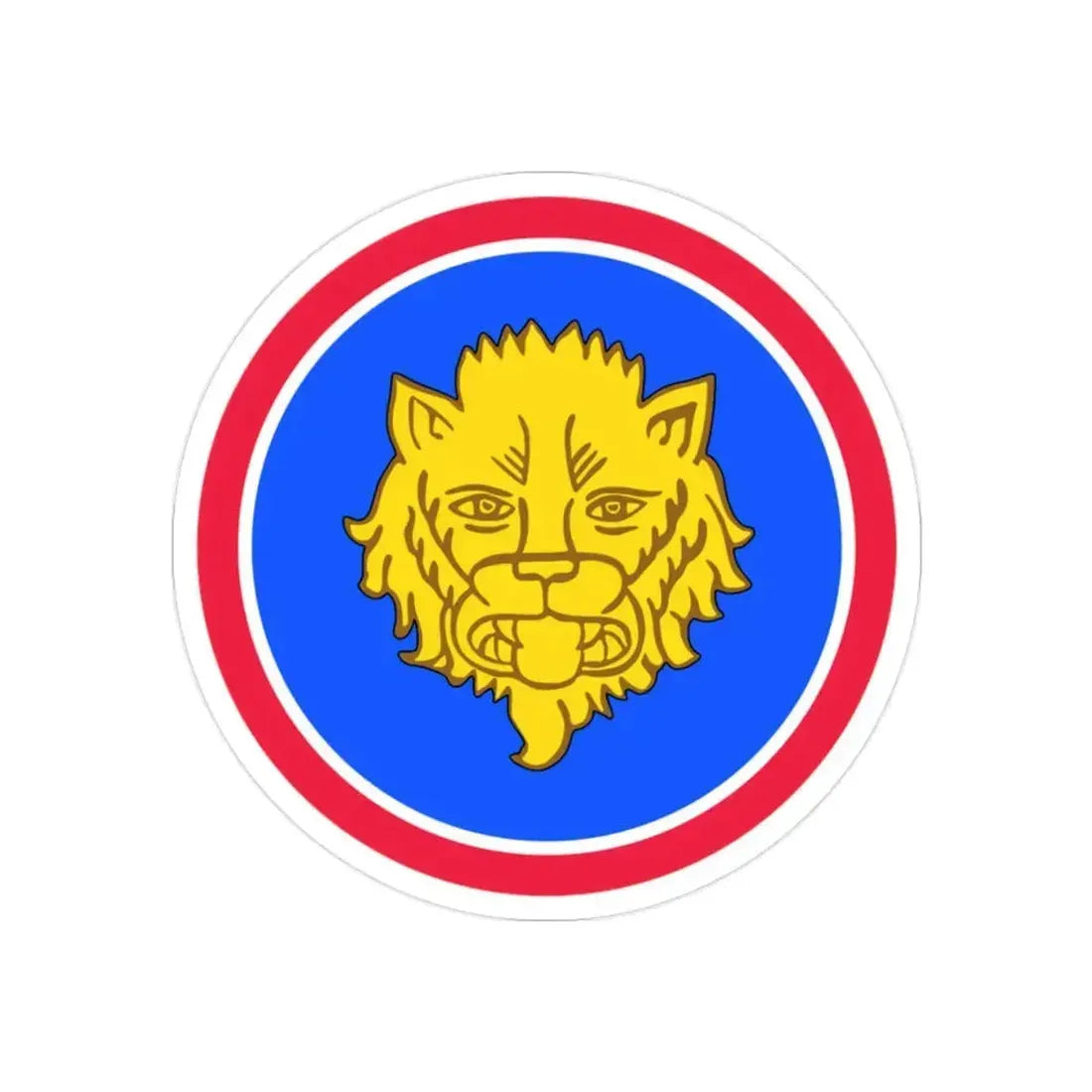 106 Infantry Division (U.S. Army) REVERSE PRINT Transparent Die-Cut STICKER - The Sticker Space