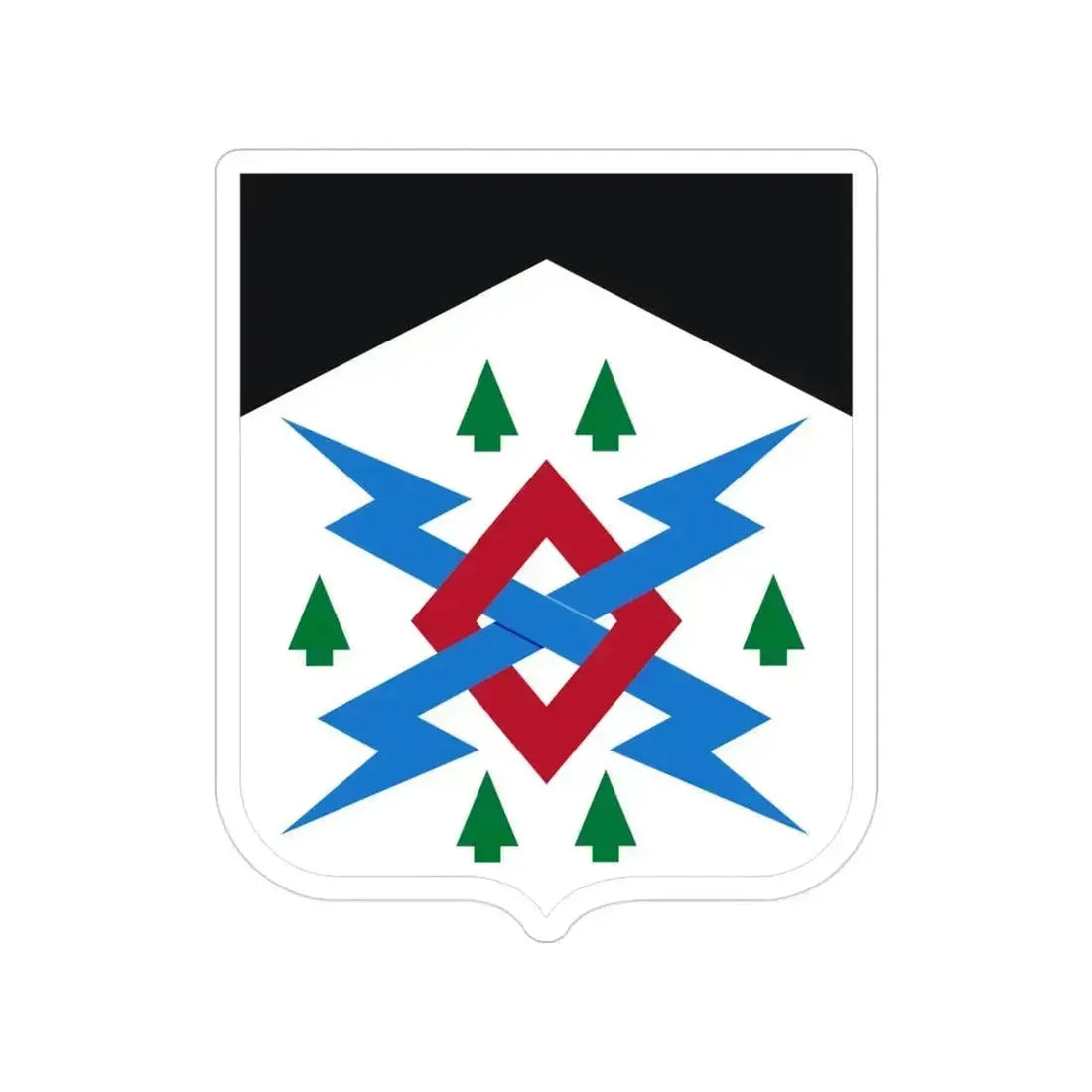 106 Military Intelligence Battalion 2 (U.S. Army) Transparent STICKER Die-Cut Vinyl Decal 3 Inch - The Sticker Space