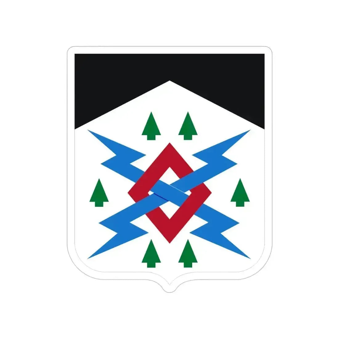 106 Military Intelligence Battalion 2 (U.S. Army) Transparent STICKER Die-Cut Vinyl Decal 4 Inch - The Sticker Space