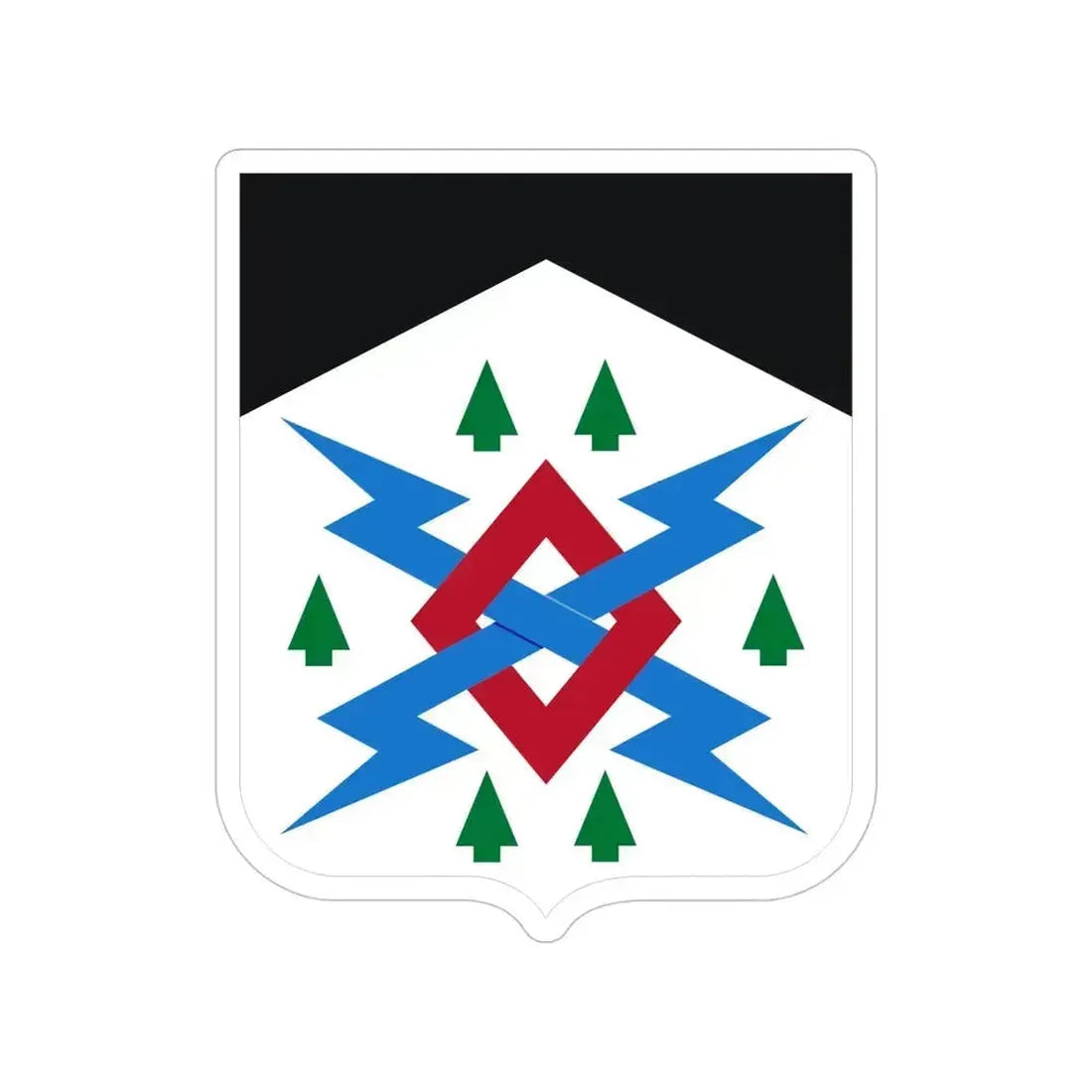 106 Military Intelligence Battalion 2 (U.S. Army) Transparent STICKER Die-Cut Vinyl Decal 5 Inch - The Sticker Space