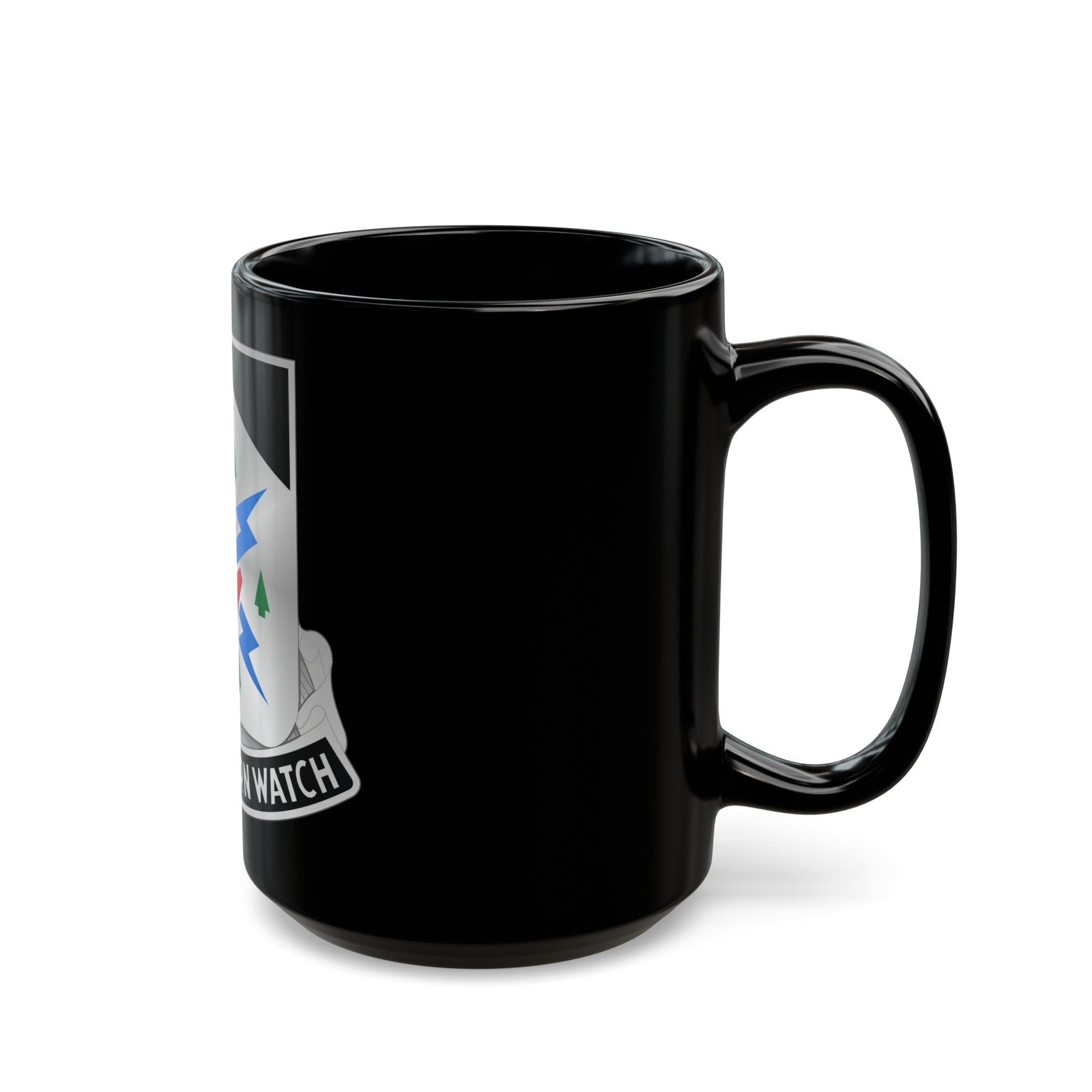 106 Military Intelligence Battalion (U.S. Army) Black Coffee Mug-The Sticker Space