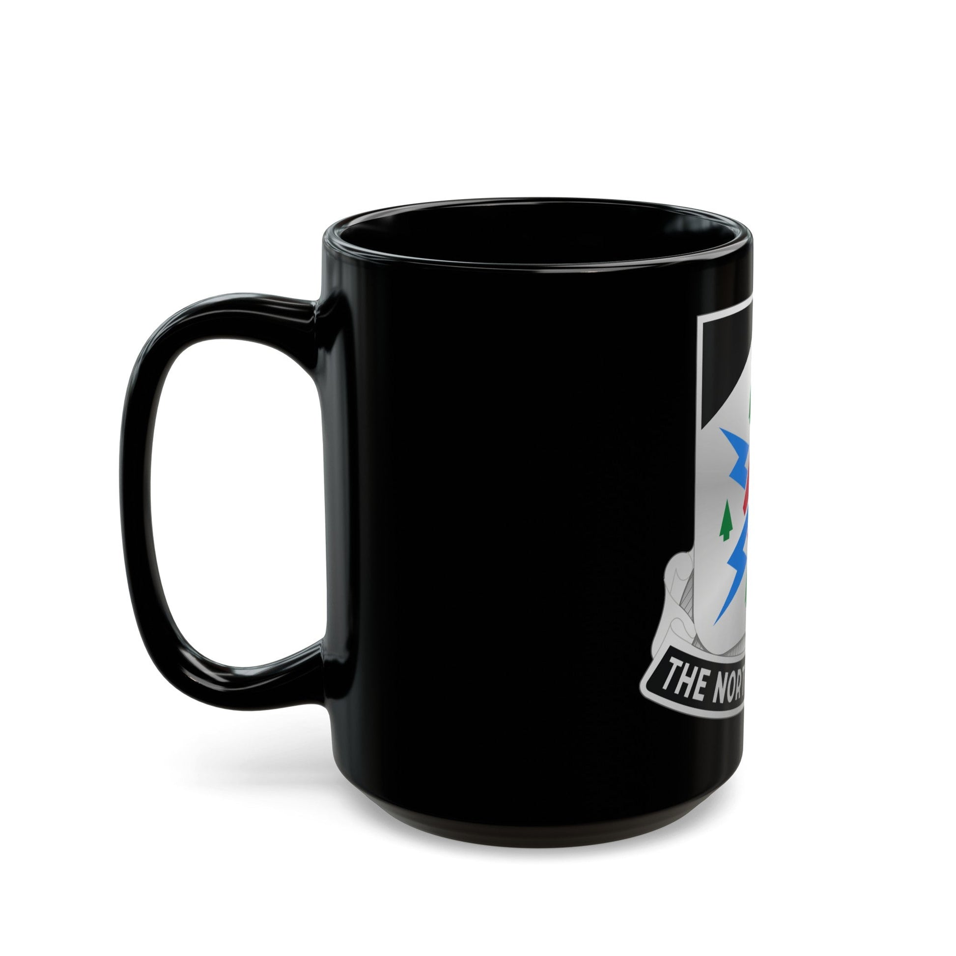 106 Military Intelligence Battalion (U.S. Army) Black Coffee Mug-The Sticker Space