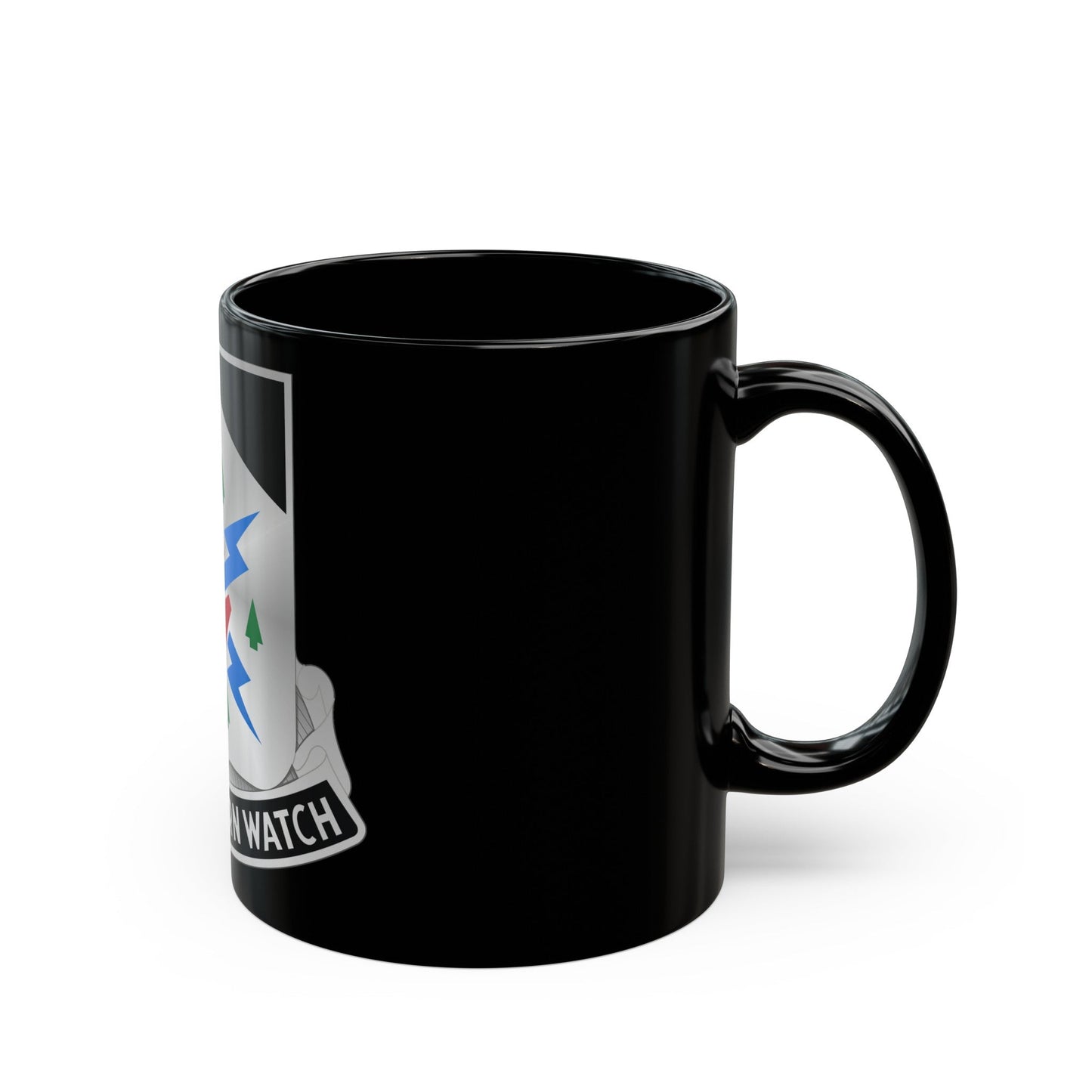 106 Military Intelligence Battalion (U.S. Army) Black Coffee Mug-The Sticker Space