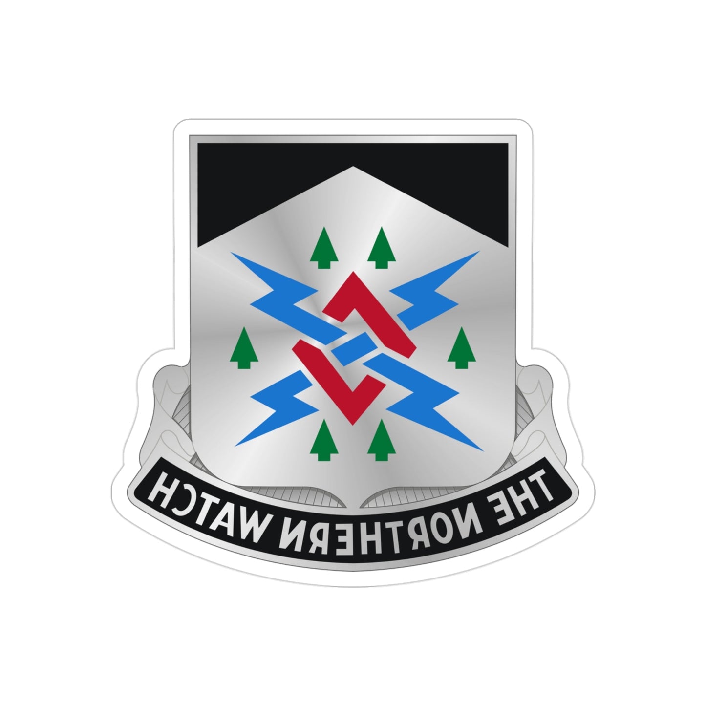 106 Military Intelligence Battalion (U.S. Army) REVERSE PRINT Transparent STICKER-3 Inch-The Sticker Space