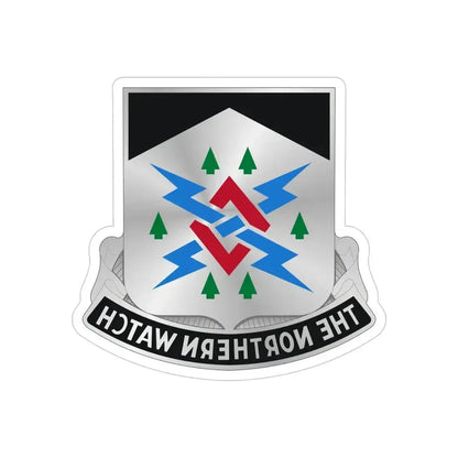 106 Military Intelligence Battalion (U.S. Army) REVERSE PRINT Transparent Die-Cut STICKER - The Sticker Space
