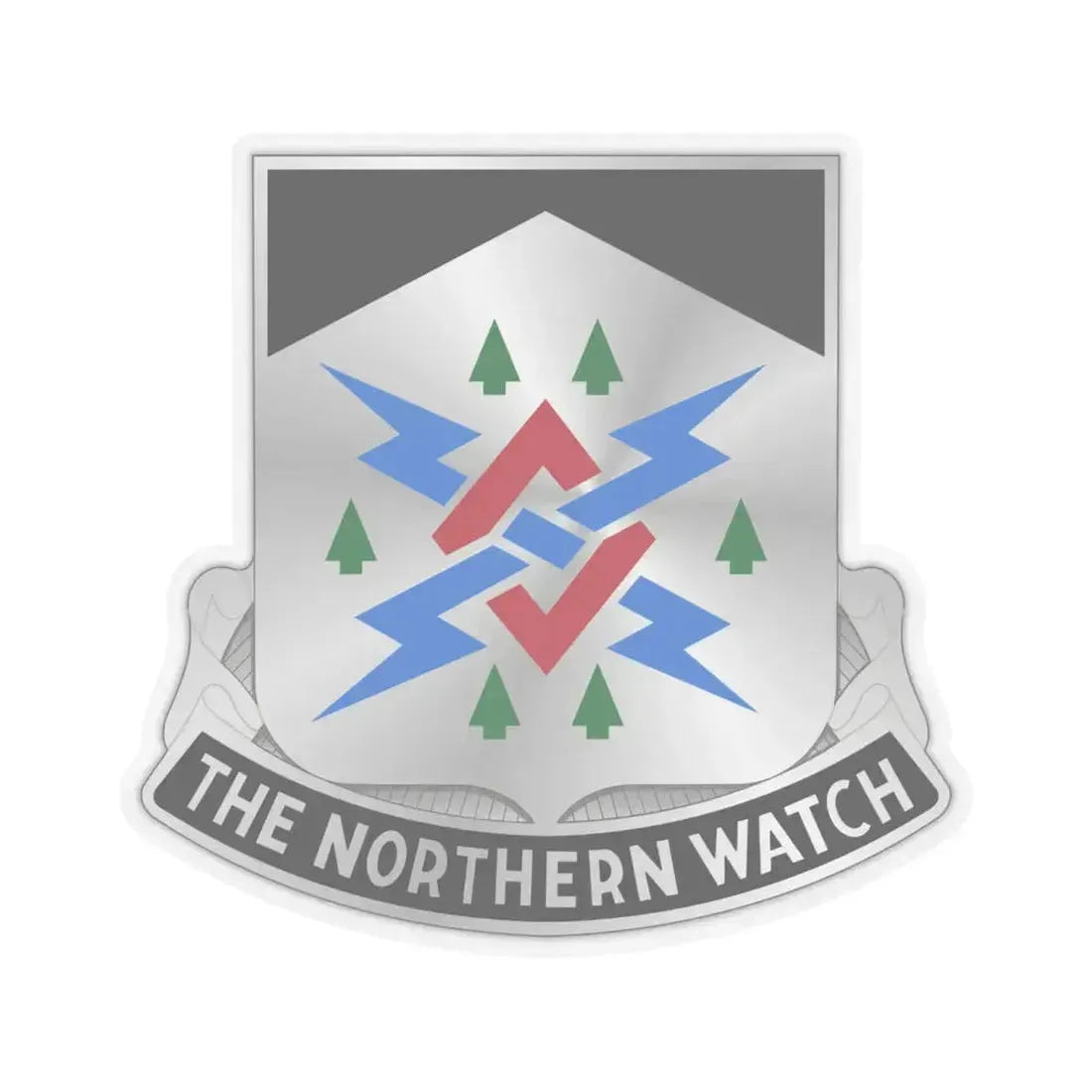 106 Military Intelligence Battalion (U.S. Army) STICKER Vinyl Kiss-Cut Decal 6 Inch Transparent - The Sticker Space