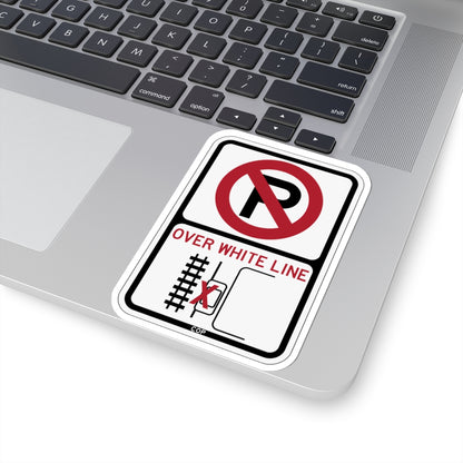 PBOT Road sign P1351 (Oregon) (Road Sign) STICKER Vinyl Kiss-Cut Decal