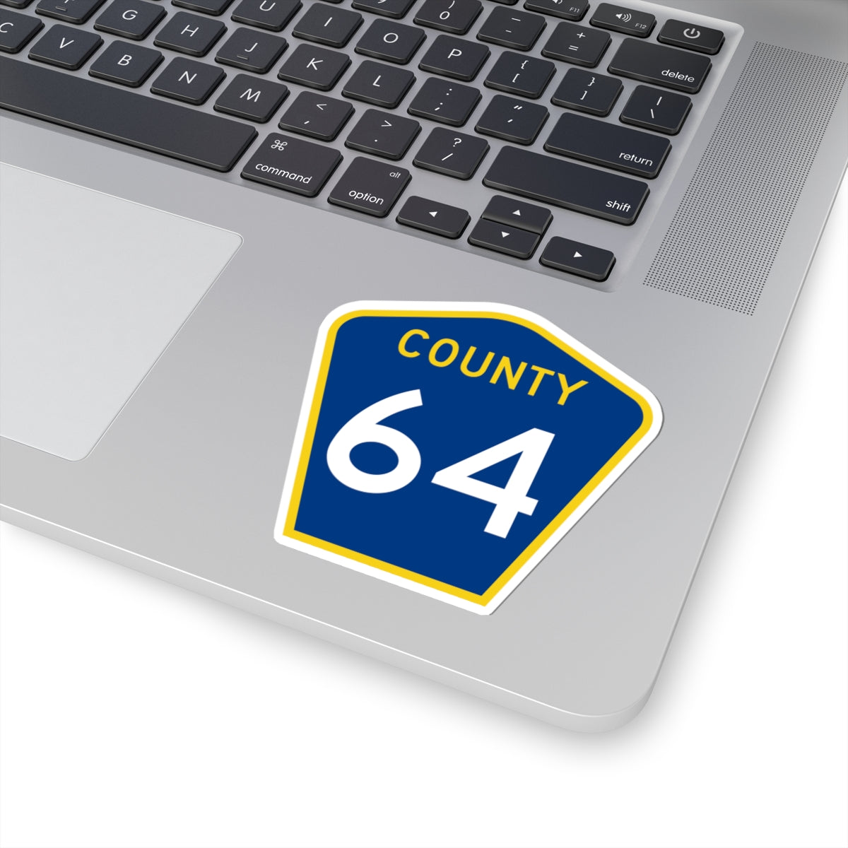 County 64 MN (Minnesota) (Road Sign) STICKER Vinyl Kiss-Cut Decal