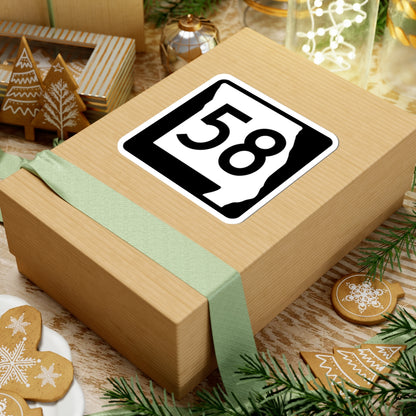 MO-58 (Missouri) (Road Sign) STICKER Vinyl Kiss-Cut Decal