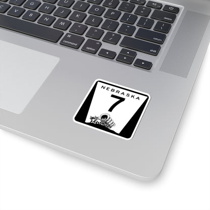 N-7 (Nebraska) (Road Sign) STICKER Vinyl Kiss-Cut Decal